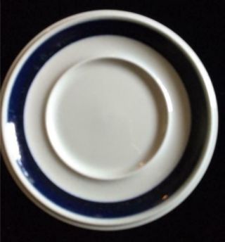 Arabia Finland Blue Anemone 6 - 3/8 " Saucer (flat Cup Fits On It)