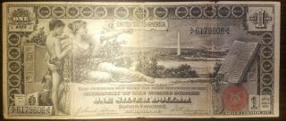 Series 1896 Educational Note Silver Certificate $1 One Dollar Blanket Note