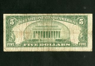 US Paper Money 1929 $5 National Fargo ND Charter 12026 2