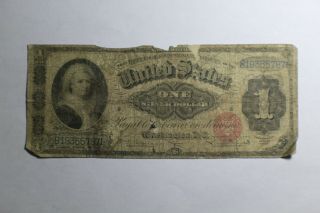 1886 Large Size One Dollar Note Martha Washington Silver Certificate