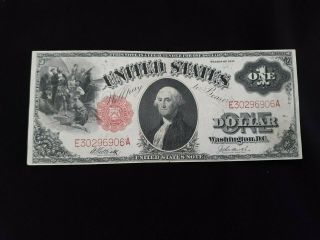 Fr - 37 1917 $1 One Dollar United States Legal Tender Note Strong Au,