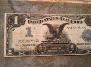 1899 $1 BLACK EAGLE - LARGE SILVER CERTIFICATE - PARKER/BURKE 3