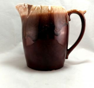 Vintage Mccoy Pottery Usa Brown Drip Glaze Large 80oz Pitcher 7007