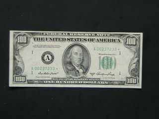 1950 - A Series Star Note $100 One Hundred Dollar Federal Reserve Note