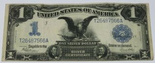1899 $1 Black Eagle One Dollar Silver Certificate Large Note