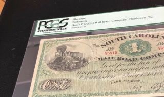 1873 $1 The SOUTH CAROLINA Rail Road Company 