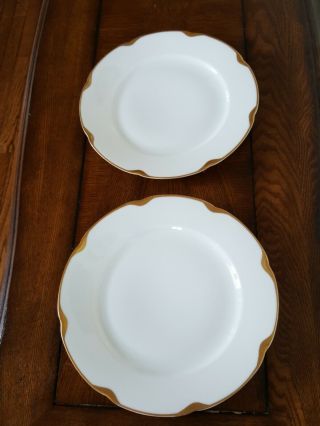2 O&eg Royal Austria Dinner Plates 9 1/2 " Veragold