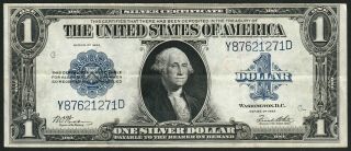 $1.  00 Silver Certificate Series Of 1923 Woods/white Fr 238 Vf White Paper Crisp
