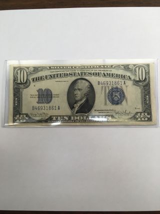 $10 1934 D Silver Certificate