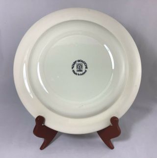 Dinner Plate by KERRY Celtic Crafted in Ireland Ironstone Blue Band Brown Trim 2