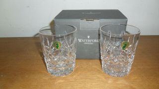 Waterford Crystal Lismore Dof Double Old Fashioned Ireland 12 Oz