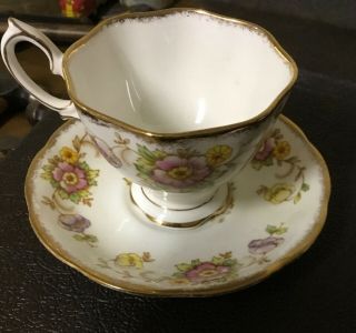 Vintage Royal Albert Bone China Tea Cup And Saucer England