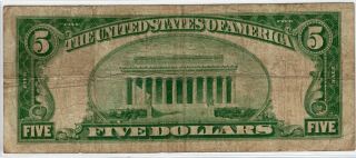 Series 1929 Five Dollars $5 National Bank of Tampa Florida National Currency 2