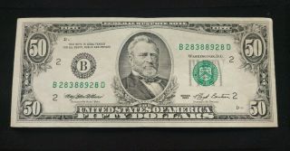 1993 50 Dollar Bill