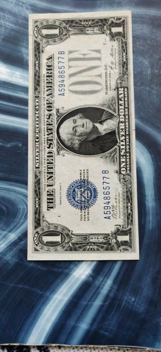1928A Fr 1601 $1 Silver Certificate Funny Back 3