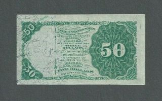 1873 United States 50c Fifty Cents Fractional Currency Note - CRISP - S199 2