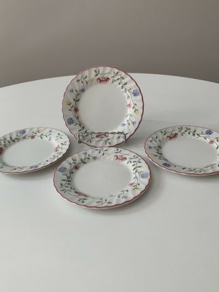 Johnson Brothers Summer Chintz Dessert Plates 6.  25”,  Set Of 4,  Made In England.