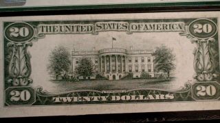 1934B Twenty Dollar PMG CU63 EPQ CHICAGO Federal Reserve Note $20 Bill 3
