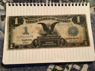 1899 United States $1 Black Eagle Silver Certificate