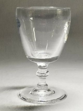 Signed Steuben Crystal 6268 Claret Wine Glass 4 5/8 "