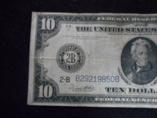1914 $10.  00 FRN - York District - -. 3