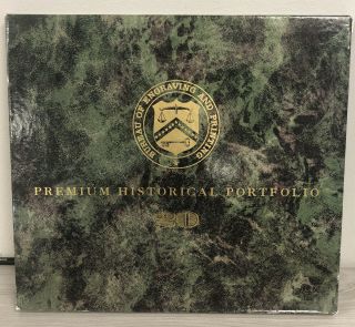1999 Bureau Of Engraving And Printing Premium Historical Portfolio $20 Jackson 3