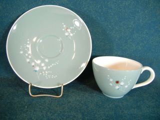 Royal Doulton Spindrift D6466 Demitasse Cup And Saucer Set (s)