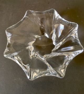 Baccarat Glass Ashtray France