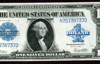 $1 1923 Silver Certificate ( (small Tears At Bottom Margin))  Paper Currency