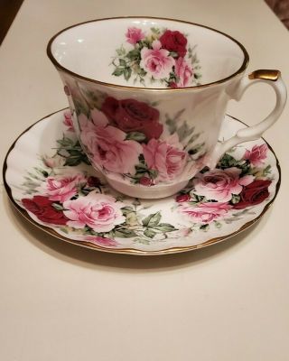 Crown Trent Made In England Tea Cup And Saucer Set