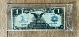 Series Of 1899 One Dollar Silver Certificate " Black Eagle " Large Note