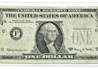Awesome $1 " Missing Seal & Serials Error " (atlanta) $1 Awesome Error Note