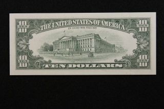 $10 1993 GEM CU Star Federal Reserve Note C00085104 ten dollar, 3