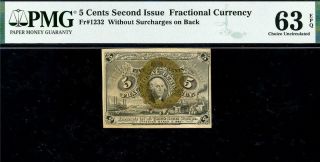 Hgr Saturday 2nd Issue 5c Fractional ( (wanted Issue))  Pmg Choice Unc 63epq