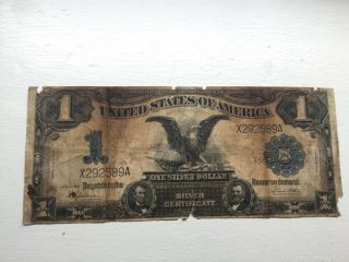 Series 1899 United States $1 Dollar Silver Certificate Black Eagle