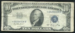 Fr.  1706 1953 $10 Ten Dollars Star Silver Certificate