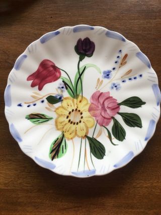 Blue Ridge China “Grandmas Garden” Plate Colonial 6 1/4” 2