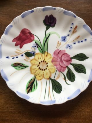 Blue Ridge China “Grandmas Garden” Plate Colonial 6 1/4” 3