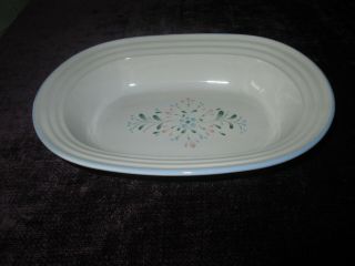 Vintage (80s) Fascino By Yamaka Stoneware Oval Vegetable Serving Bowl 10 " X7 "