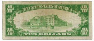 1929 THE FIRST NATIONAL BANK OF WAPAKONETA $10 NOTE CH 3157 2