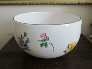 Tiffany & Co Porcelain Bowl Flowers 9 "