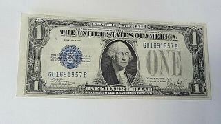 Series 1928 - B United States $1 One Dollar Blue Seal Silver Certificate Banknote