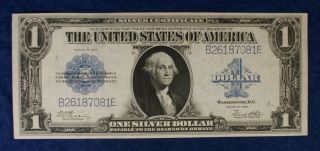 1923 $1 Large Size Silver Certificate Currency Banknote