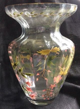 Crystal Clear Handcrafted Vase Made In Romania