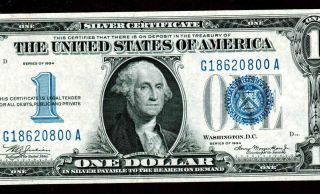 $1 1934 Funny Back Silver Certificate More Paper Currency