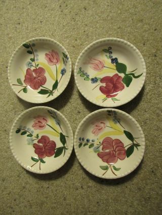 Southern Potteries Blue Ridge Candlewick Bluebell Boutique Fruit Bowls - 4 (a)