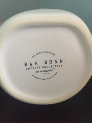 Rae Dunn White Ceramic Mug MRS.  Coffee Tea 16 Oz. 2