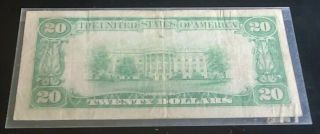 SERIES OF 1929 U.  S.  $20 NATIONAL CURRENCY BANK OF YORK YORK NOTE 2