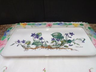 Villeroy & Boch Botanica Porcelain Viola Long Serving Plate