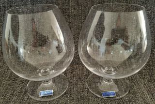 Marquis By Waterford Crystal Brandy Snifter Cognac Glasses Discontinued